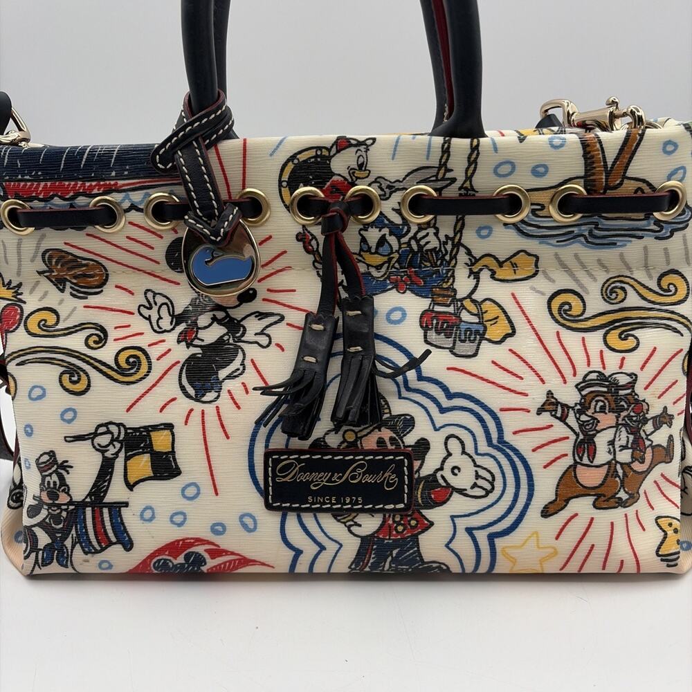 Dooney & Bourke Disney Cruise Line Medium sized - Sketch Tassel Tote - Picture 2 of 16
